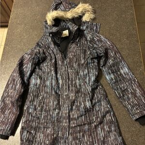 Billa Bong Women's Medium Black and Gray Hooded Jacket